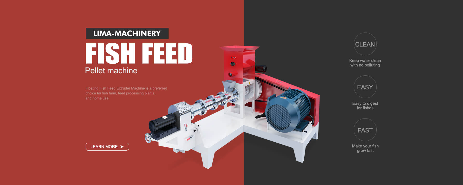 fish feed extruder factory